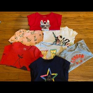 T-shirt Bundle (7pcs) size 4/4t